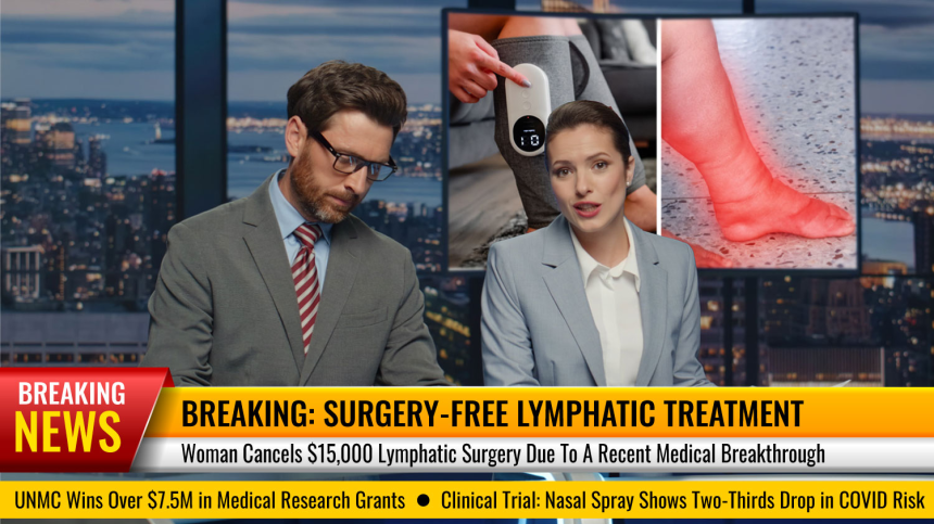 Denver Woman, 67, Cancels ,000 Lymphatic Surgery After Physical Therapist Reveals This Revolutionary AT-Home Edema Treatment